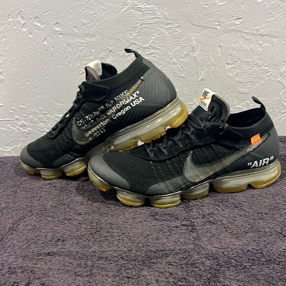 🔥🔥 Nike Air VaporMax x OFF-WHITE 2018 - AA3831-002 - Men Sz 10 - *READ* - Picture 3 of 14